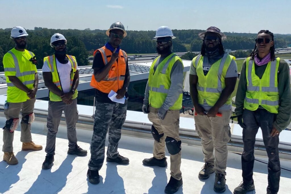 Atlanta civic media coverage referencing DEW and CherryStreet Energy solar work.